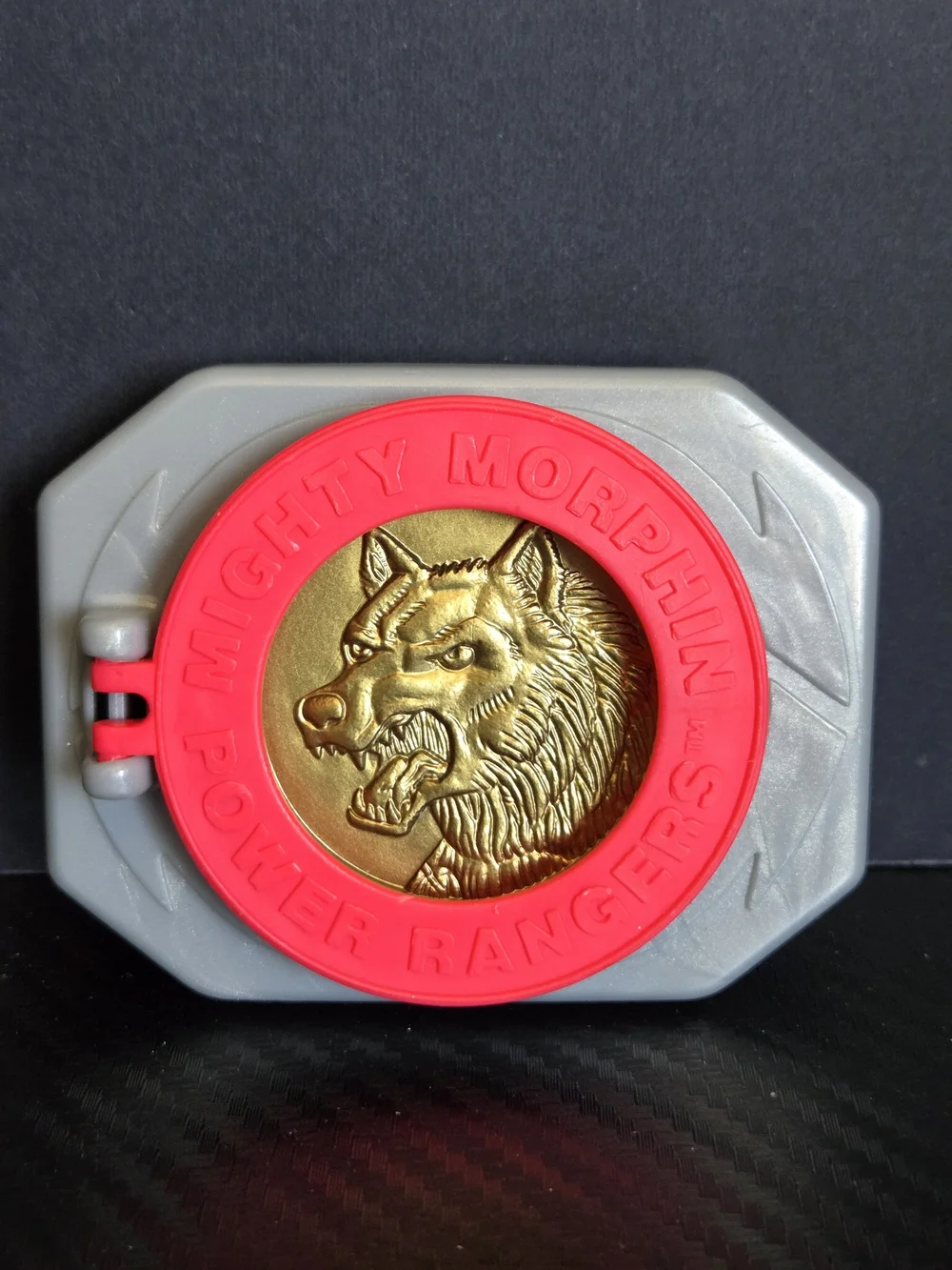 1995 Mighty Morphin Power Rangers Morpher Belt Buckle and 2 Coins McDonald's
